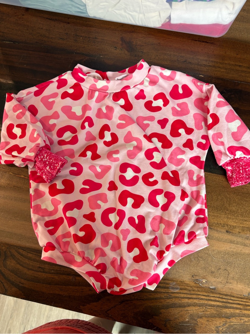 Handmade long sleeve bubble bodysuit